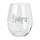 15oz Etched Stemless Tumbler | Nebraska Cornhuskers COL, CurrentProduct, Drinkware_category_All, NEB, Nebraska Cornhuskers 194207265116 $12.49