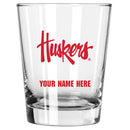 15oz Personalized Stemless Glass | Nebraska Cornhuskers