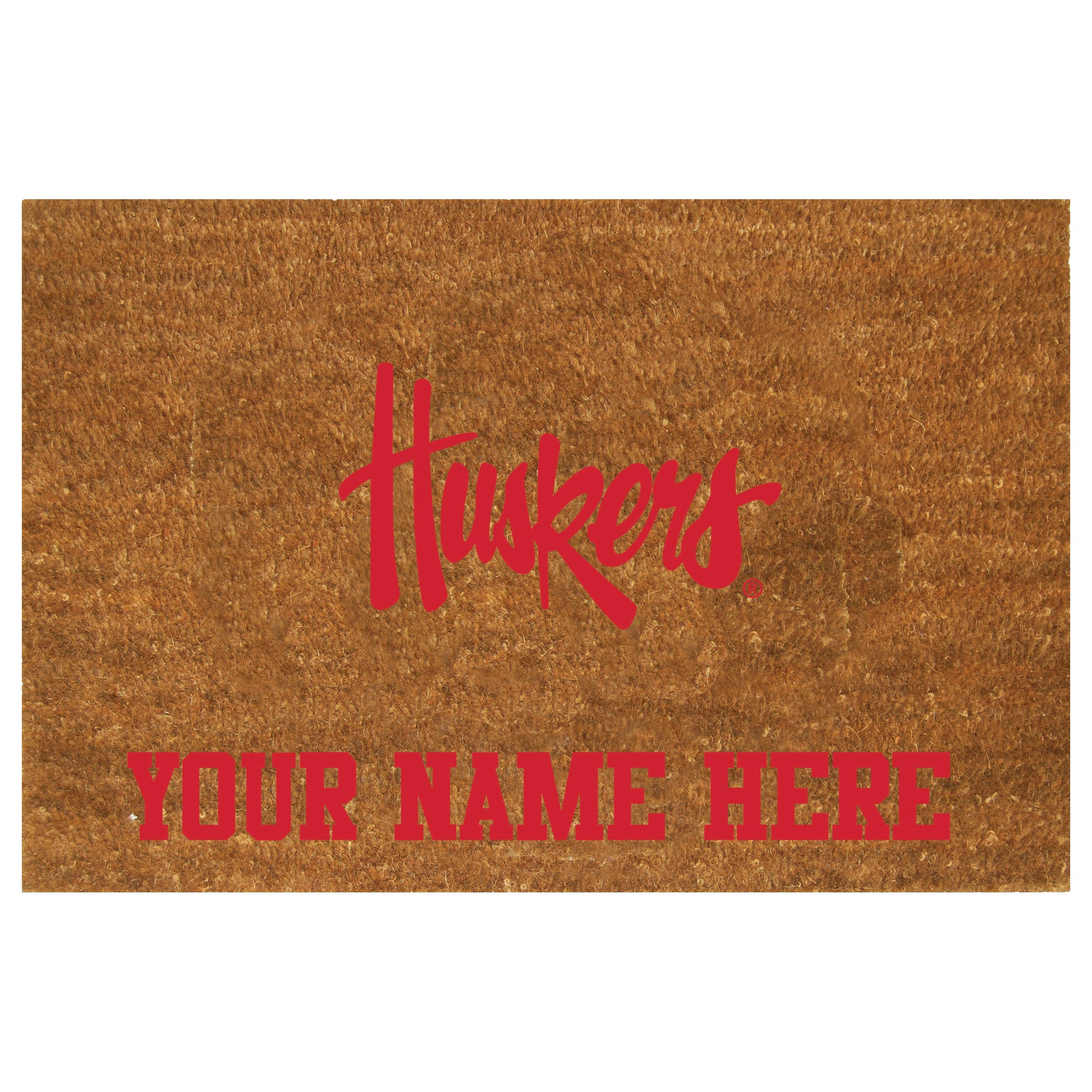 Personalized Doormat | Nebraska Cornhuskers