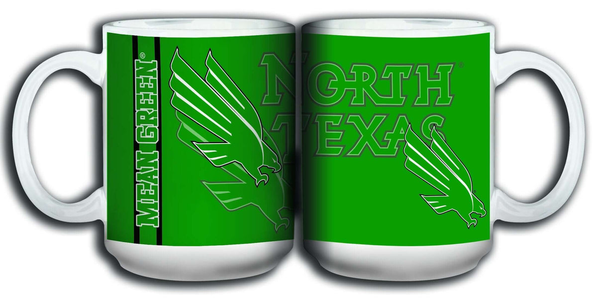 11oz Reflective Mug - North Texas University Coffee Mug, COL, CurrentProduct, Drinkware_category_All, Mug, Mugs, NT, Reflective Mug 888966305915 $14.99