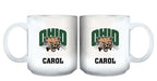 11oz White Personalized Ceramic Mug - Ohio COL, CurrentProduct, Custom Drinkware, Drinkware_category_All, Gift Ideas, OHI, Ohio University Bobcats, Personalization, Personalized_Personalized 194207465158 $20.11