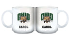 11oz White Personalized Ceramic Mug - Ohio COL, CurrentProduct, Custom Drinkware, Drinkware_category_All, Gift Ideas, OHI, Ohio University Bobcats, Personalization, Personalized_Personalized 194207465158 $20.11