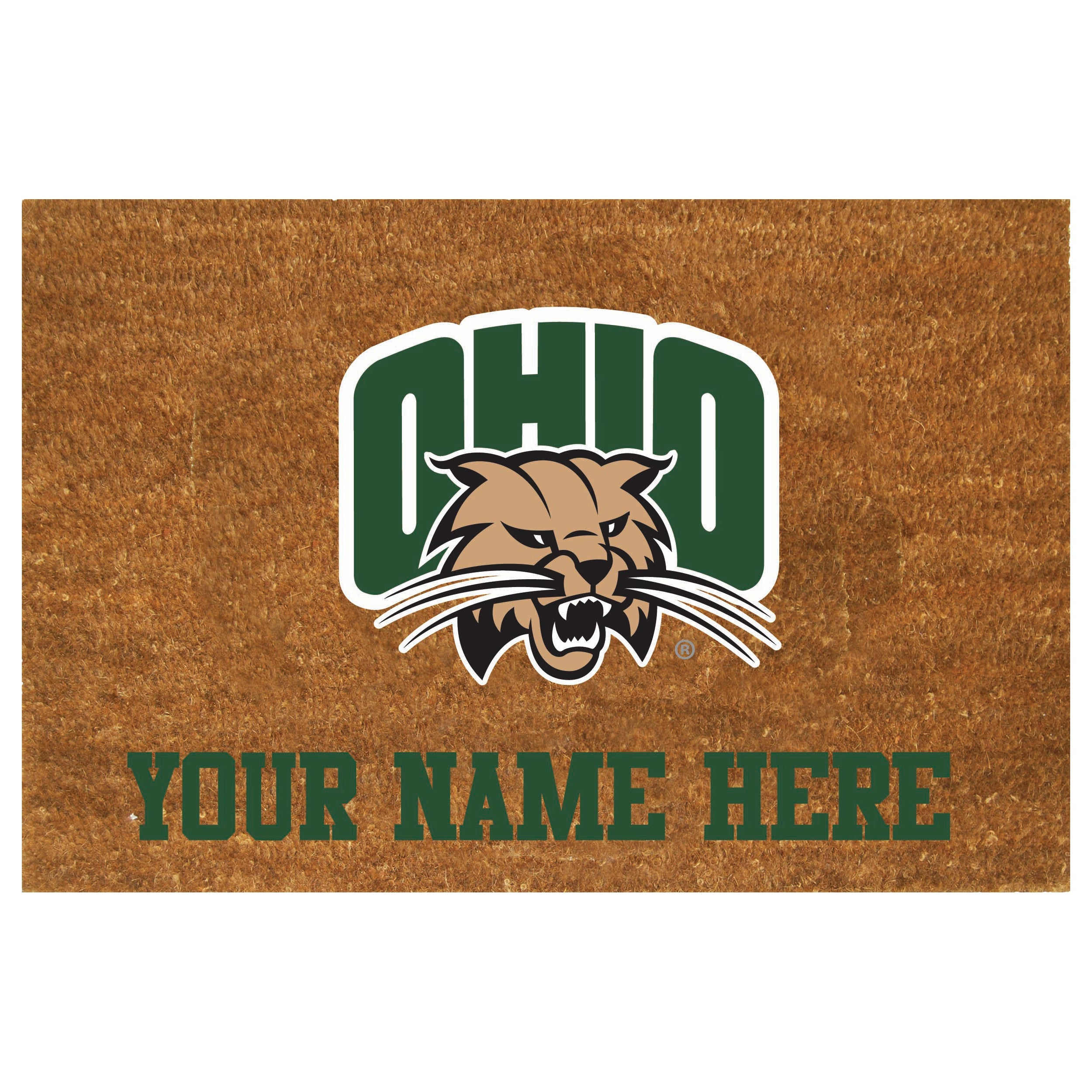 Personalized Doormat | Ohio University Bobcats