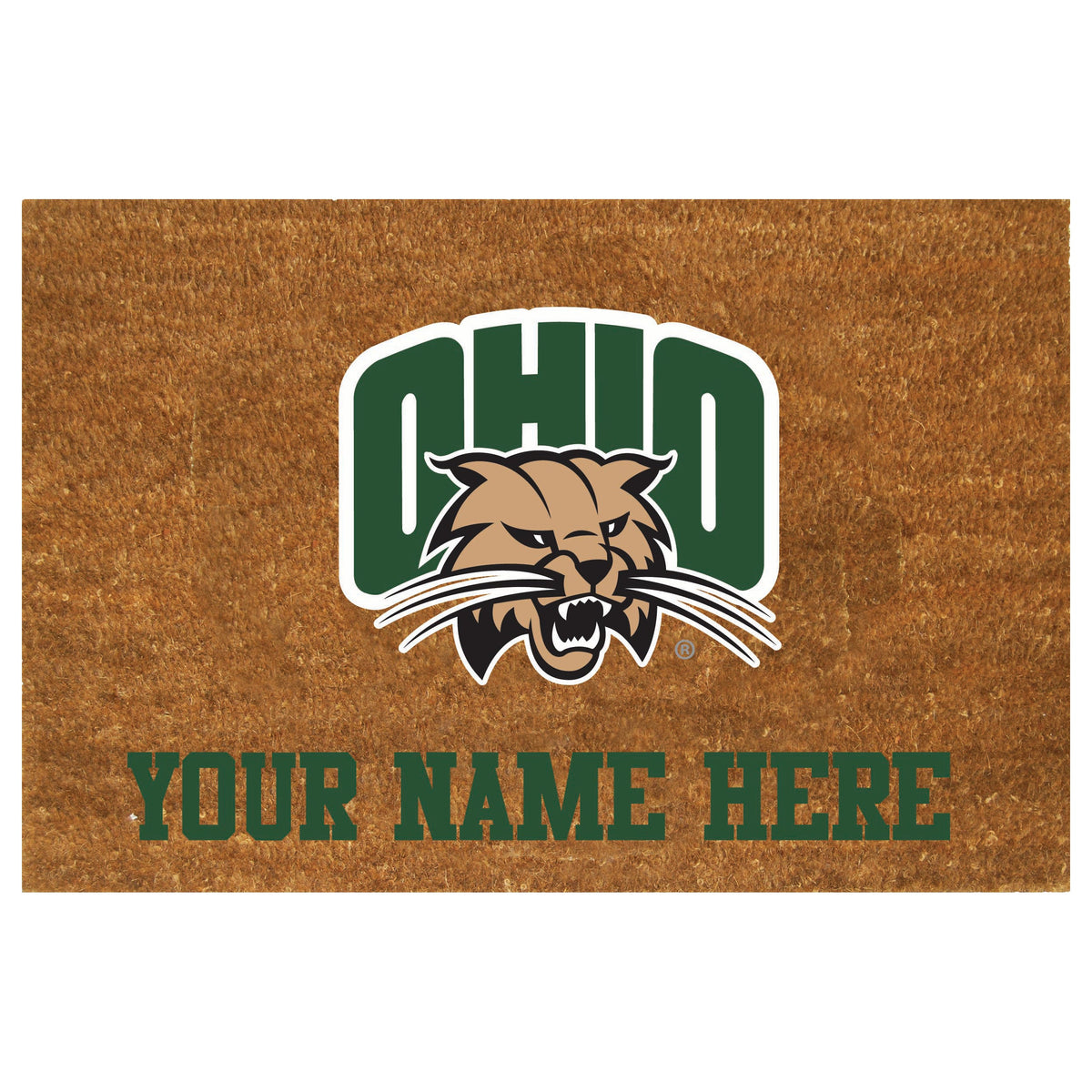 Personalized Doormat | Ohio University Bobcats