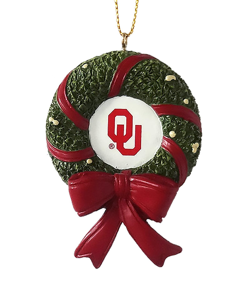 Wreath Ornament - Oklahoma University
COL, OK, Oklahoma Sooners, OldProduct
The Memory Company