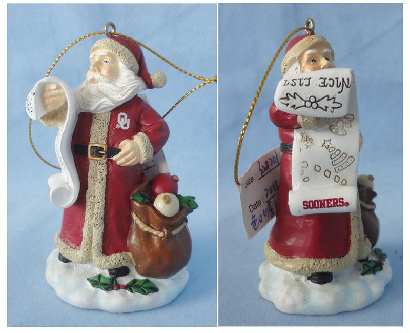 2015 Naughty Nice List Santa Ornament | Oklahoma
COL, OK, Oklahoma Sooners, OldProduct
The Memory Company