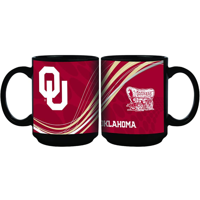 15oz Dynamic Style Mug | Oklahoma COL, CurrentProduct, Drinkware_category_All, OK, Oklahoma Sooners 888966592629 $12