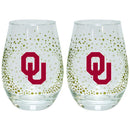 2 Pack Glitter Stemless Wine Tumbler | OKLAHOMA
COL, OK, Oklahoma Sooners, OldProduct
The Memory Company