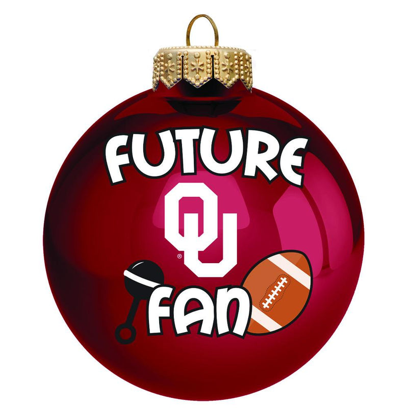Future Fan Ball Ornament  Oklahoma
COL, CurrentProduct, Holiday_category_All, Holiday_category_Ornaments, OK, Oklahoma Sooners
The Memory Company