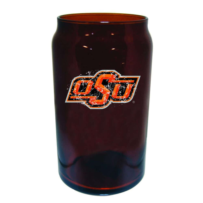 12oz Retro Dec Amber Can OK St COL, Oklahoma State Cowboys, OKS, OldProduct  $12