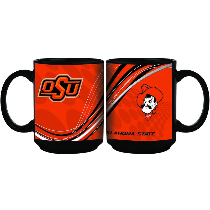 15oz Dynamic Style Mug | Oklahoma St COL, CurrentProduct, Drinkware_category_All, Oklahoma State Cowboys, OKS 888966592636 $12