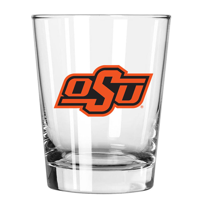 15oz Glass Tumbler OKLAHOMA STATE COL, CurrentProduct, Drinkware_category_All, Oklahoma State Cowboys, OKS 888966938250 $11