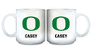 11oz White Personalized Ceramic Mug - Oregon COL, CurrentProduct, Custom Drinkware, Drinkware_category_All, Gift Ideas, ORE, Oregon Ducks, Personalization, Personalized_Personalized 194207465189 $20.11