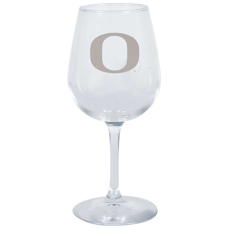 12.75oz Stemmed Wine Glass | Oregon Ducks COL, CurrentProduct, Drinkware_category_All, ORE, Oregon Ducks  $13.99