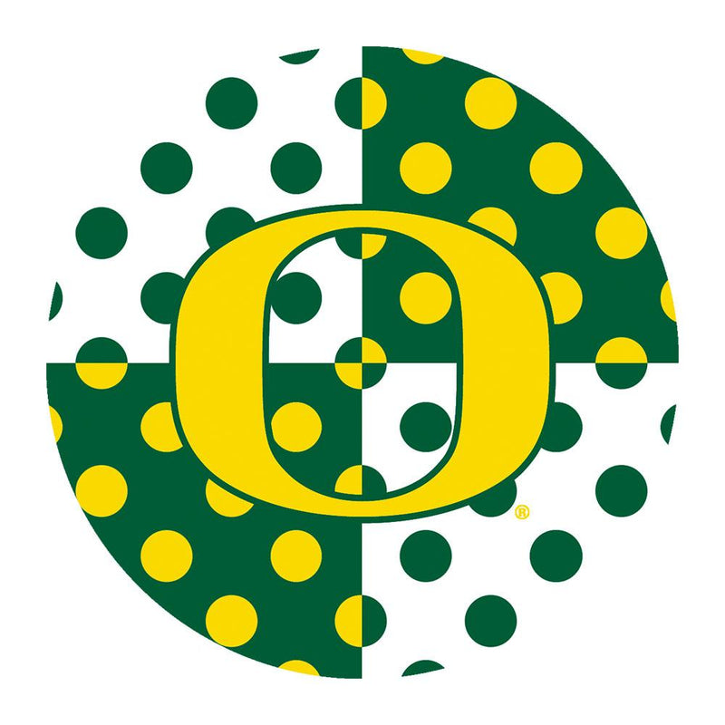 Single Two Tone Polka Dot Coaster | University of Oregon
COL, OldProduct, ORE, Oregon Ducks
The Memory Company