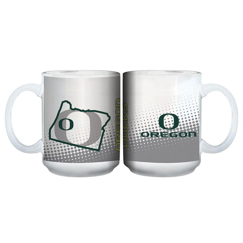 15OZ MUG WHT SOM UNIV OF OREGON COL, OldProduct, ORE, Oregon Ducks 888966404823 $14