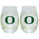 2 Pack Glitter Stemless Wine Tumbler | U OF OREGON
COL, OldProduct, ORE, Oregon Ducks
The Memory Company