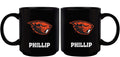 11oz Black Personalized Ceramic Mug - Oregon State COL, CurrentProduct, Custom Drinkware, Drinkware_category_All, Gift Ideas, Oregon State Beavers, ORS, Personalization, Personalized_Personalized 194207373736 $20.11