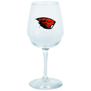 12.75oz Decal Wine Glass OR St COL, Holiday_category_All, OldProduct, Oregon State Beavers, ORS 888966695207 $12