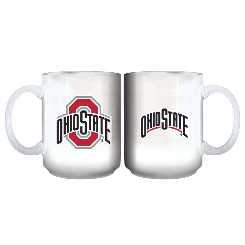 110z White Basic Mug | Ohio State University COL, CurrentProduct, Drinkware_category_All, Ohio State University Buckeyes, OSU 687746920771 $12.49