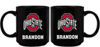 11oz Black Personalized Ceramic Mug | Ohio State University COL, CurrentProduct, Custom Drinkware, Drinkware_category_All, Gift Ideas, Ohio State University Buckeyes, OSU, Personalization, Personalized_Personalized 194207373729 $20.11