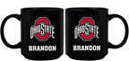 11oz Black Personalized Ceramic Mug | Ohio State University COL, CurrentProduct, Custom Drinkware, Drinkware_category_All, Gift Ideas, Ohio State University Buckeyes, OSU, Personalization, Personalized_Personalized 194207373729 $20.11