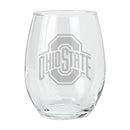 15oz Etched Stemless Tumbler | Ohio State University Buckeyes COL, CurrentProduct, Drinkware_category_All, Ohio State University Buckeyes, OSU 194207265178 $12.49