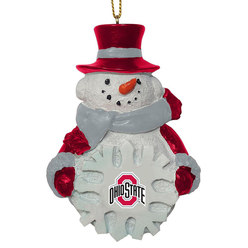 Snowflake Snowman Ornament Ohio St
COL, Ohio State University Buckeyes, OldProduct, OSU
The Memory Company
