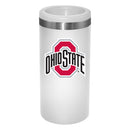 12oz White Slim Can Holder | Ohio State University Buckeyes