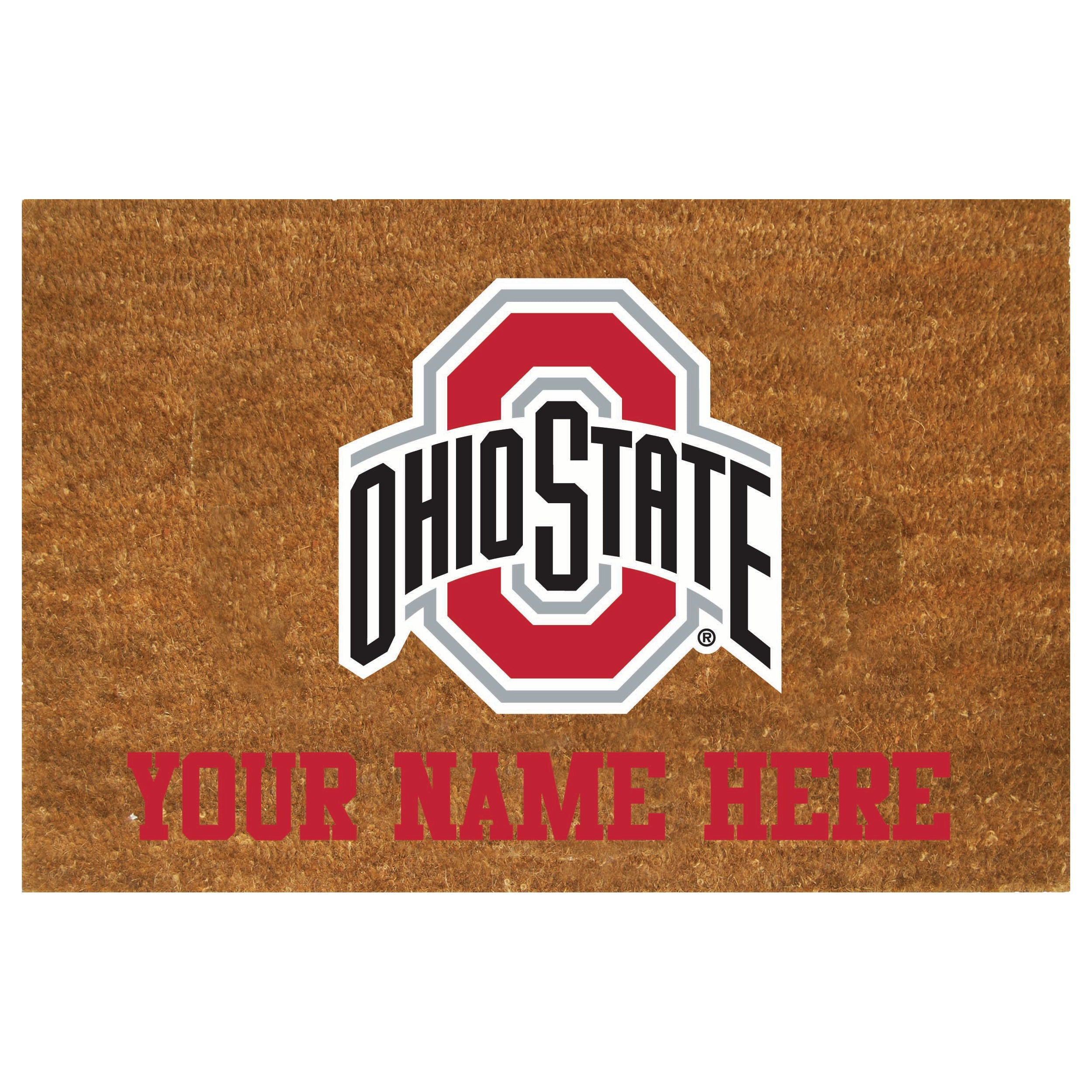 Personalized Doormat | Ohio State University Buckeyes