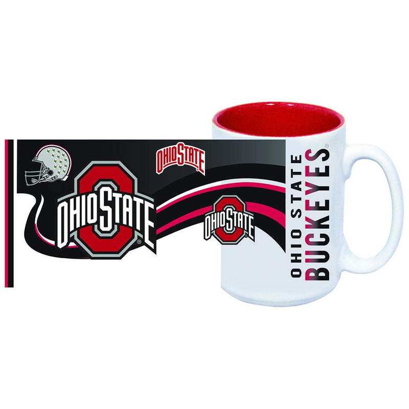 15oz Full Wrap Mug | Ohio State University COL, Ohio State University Buckeyes, OldProduct, OSU 888966866485 $13.5