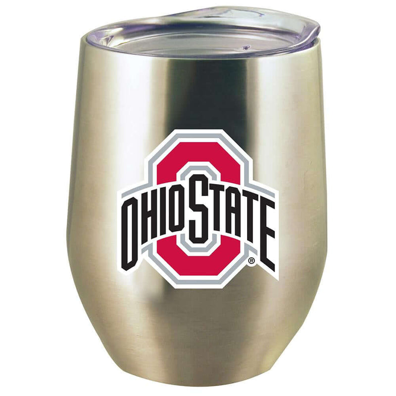 12oz Stainless Steel Stemless Tumbler w/Lid | Ohio State University COL, CurrentProduct, Drinkware_category_All, Ohio State University Buckeyes, OSU 888966599345 $21.99