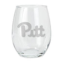 15oz Etched Stemless Tumbler | Pittsburgh Panthers COL, CurrentProduct, Drinkware_category_All, PIT, Pittsburgh Panthers 194207265185 $12.49
