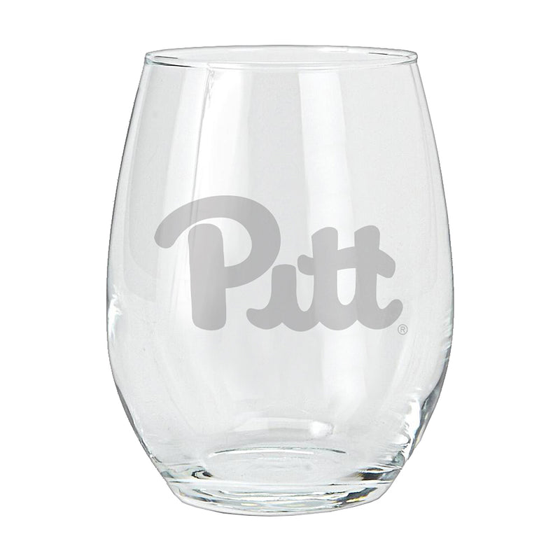 15oz Etched Stemless Tumbler | Pittsburgh Panthers COL, CurrentProduct, Drinkware_category_All, PIT, Pittsburgh Panthers 194207265185 $12.49