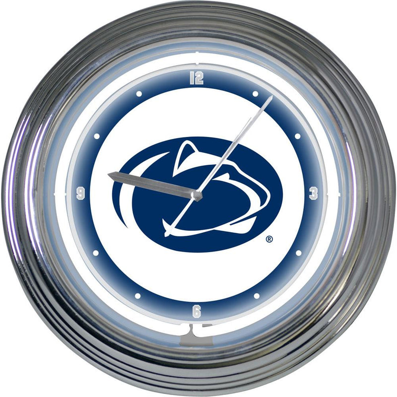 15 in Neon Clock - Penn State University COL, CurrentProduct, Home & Office_category_All, Penn State Nittany Lions, PSU 687746458687 $87.99