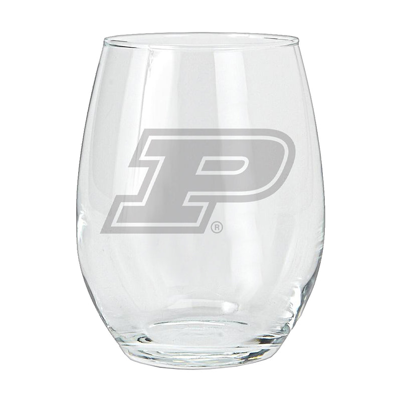 15oz Etched Stemless Tumbler | Purdue Boilermakers COL, CurrentProduct, Drinkware_category_All, PUR, Purdue Boilermakers 194207265215 $12.49