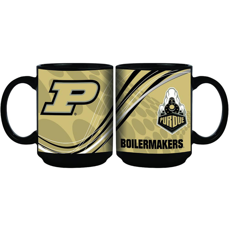 15oz Dynamic Style Mug | Purdue COL, CurrentProduct, Drinkware_category_All, PUR, Purdue Boilermakers 888966592698 $12
