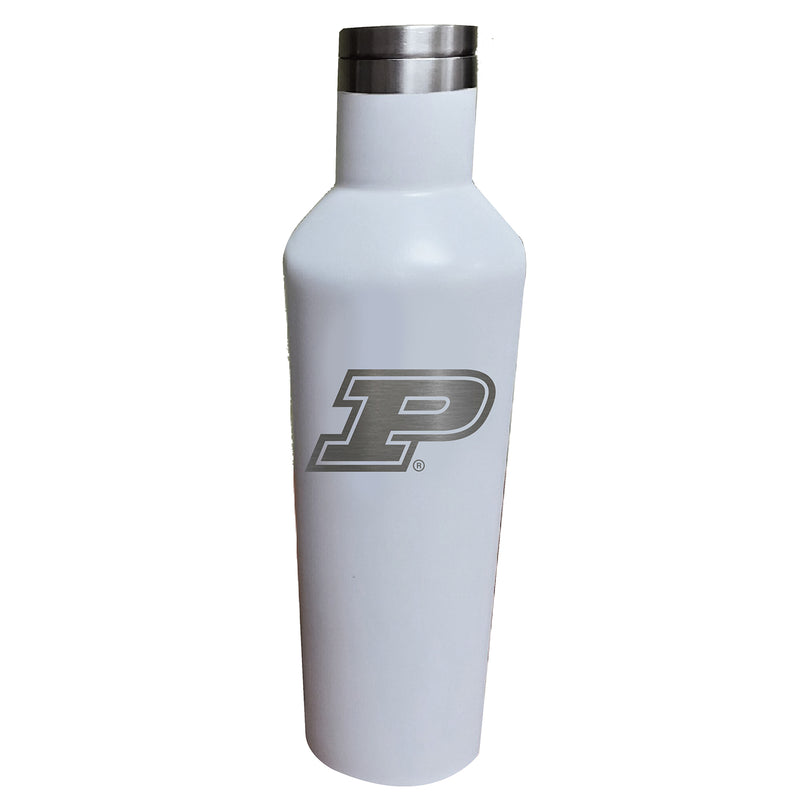 17oz White Etched Infinity Bottle | Purdue Boilermakers