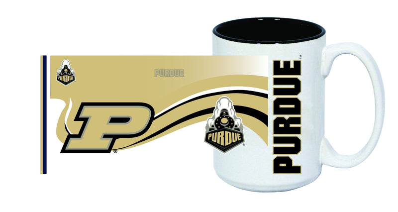 15OZ I/C JMB MUG W/FULL WRAP - Purdue University COL, OldProduct, PUR, Purdue Boilermakers 888966866492 $13.5