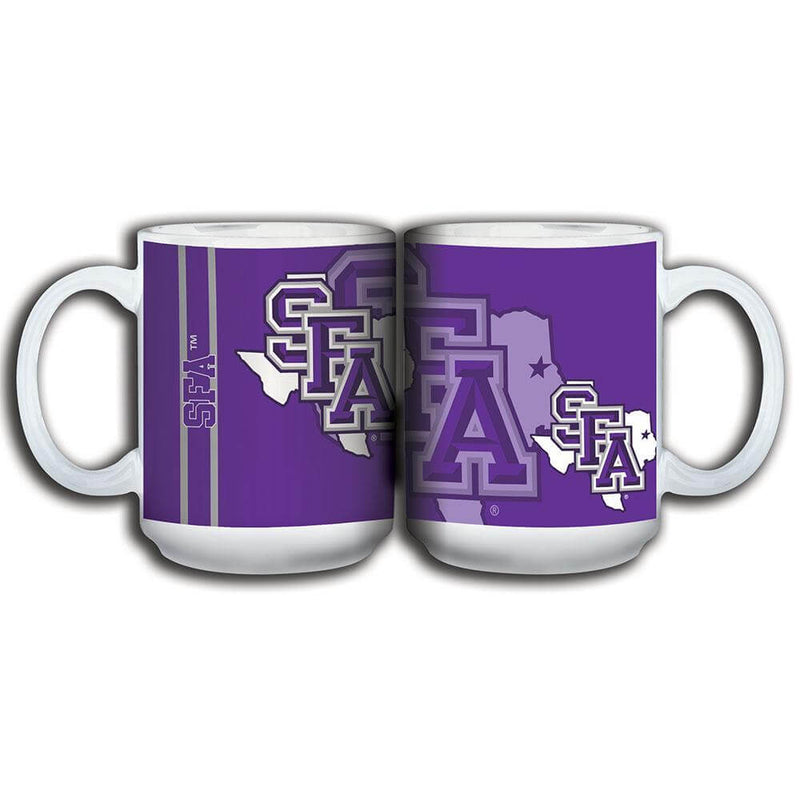 11oz Reflective Mug - Stephen F. Austin State University Coffee Mug, COL, CurrentProduct, Drinkware_category_All, Mug, Mugs, Reflective Mug, SFA 888966306059 $14.99
