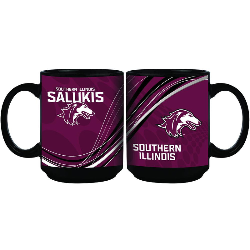 15oz Dynamic Style Mug | Southern Illinois COL, CurrentProduct, Drinkware_category_All, SIU 888966592735 $12