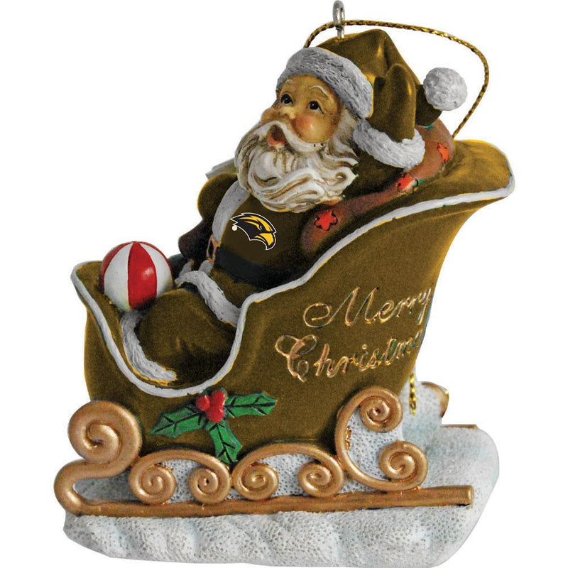 Santa Sleigh Ornament - University of Southern Mississippi
COL, Holiday_category_All, OldProduct, SOM, Southern Mississippi Golden Eagles
The Memory Company