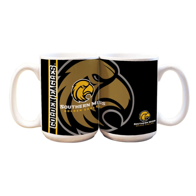 11oz Reflective Mug | University of Southern Mississippi Coffee Mug, COL, CurrentProduct, Drinkware_category_All, Mug, Mugs, Reflective Mug, SOM, Southern Mississippi Golden Eagles 687746082936 $14.99