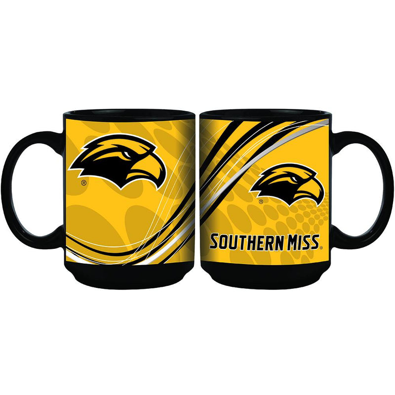 15oz Dynamic Style Mug | Southern Mississippi COL, CurrentProduct, Drinkware_category_All, SOM, Southern Mississippi Golden Eagles 888966592742 $12