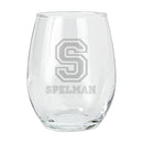 15oz Etched Stemless Tumbler | Spelman College Jaguars COL, CurrentProduct, Drinkware_category_All, SPE, Spelman College Jaguars 840198293934 $12.49