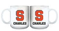 11oz White Personalized Ceramic Mug | Syracuse University COL, CurrentProduct, Custom Drinkware, Drinkware_category_All, Gift Ideas, Personalization, Personalized_Personalized, SYR, Syracuse Orange 194207465226 $20.11