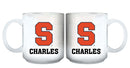 11oz White Personalized Ceramic Mug | Syracuse University COL, CurrentProduct, Custom Drinkware, Drinkware_category_All, Gift Ideas, Personalization, Personalized_Personalized, SYR, Syracuse Orange 194207465226 $20.11