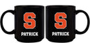 11oz Black Personalized Ceramic Mug | Syracuse University COL, CurrentProduct, Custom Drinkware, Drinkware_category_All, Gift Ideas, Personalization, Personalized_Personalized, SYR, Syracuse Orange 194207373699 $20.11