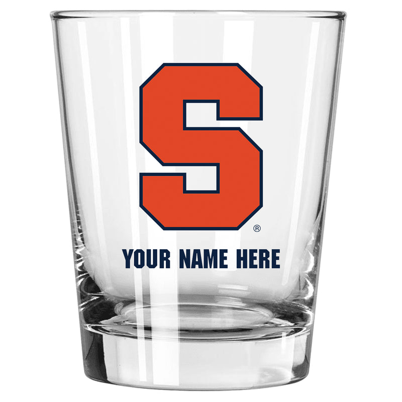 15oz Personalized Stemless Glass | Syracuse Orange