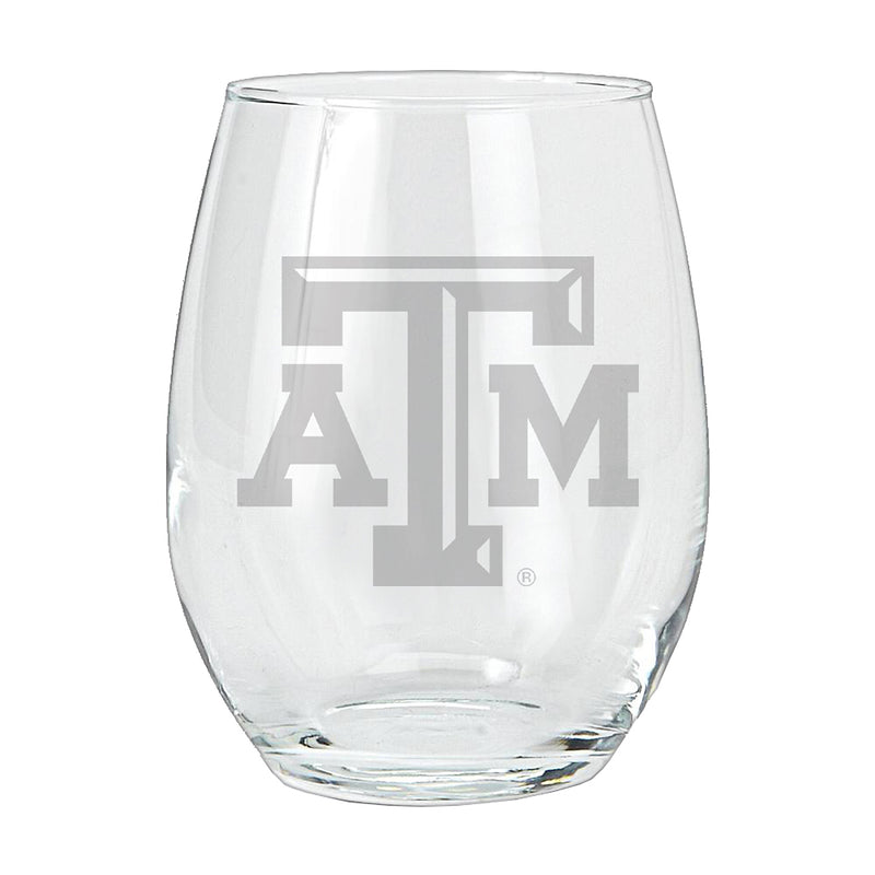 15oz Etched Stemless Tumbler | Texas A&M Aggies COL, CurrentProduct, Drinkware_category_All, TAM, Texas A&M Aggies 194207265260 $12.49